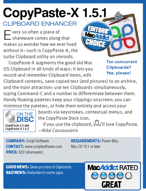 macaddict review of copypaste