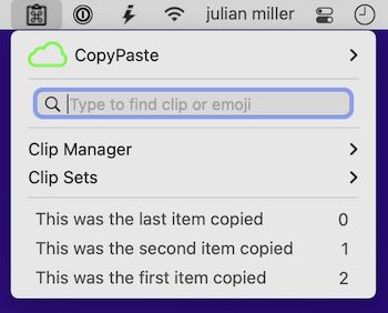demo of copypaste stack of clips